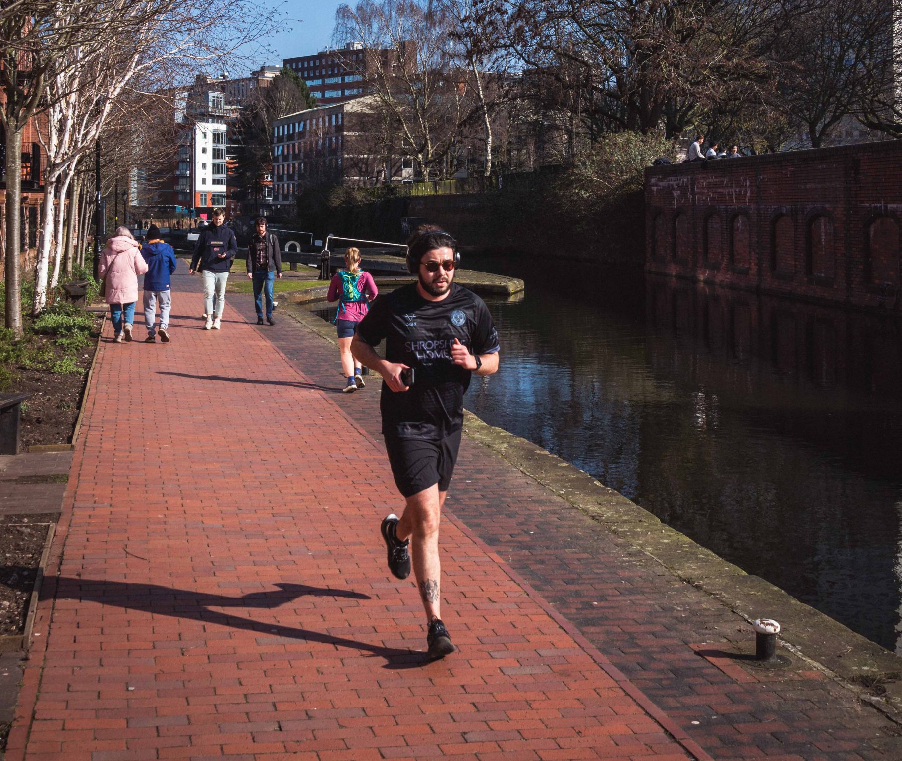 The Octagon - canal path in Birmingham