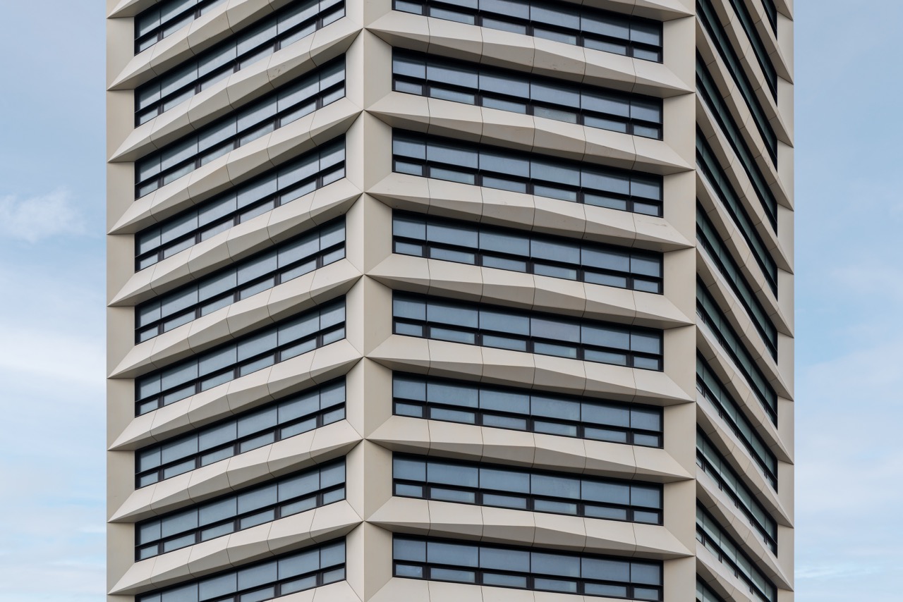 The Octagon External View - First purely octagonal high-rise