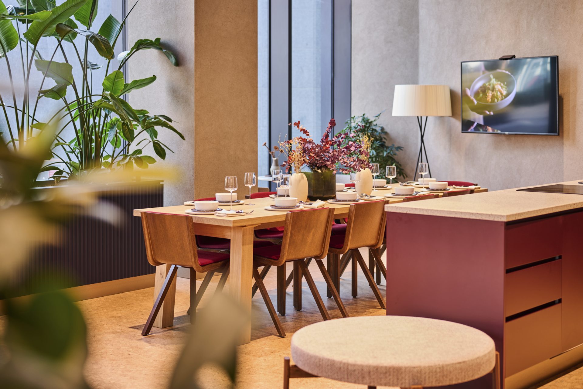 The Octagon Apartments - Residents Dining Area